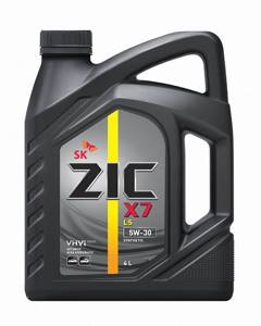 ZIC X7 LS 5w30 4л синтетика, масло моторное, замена ZIC A+